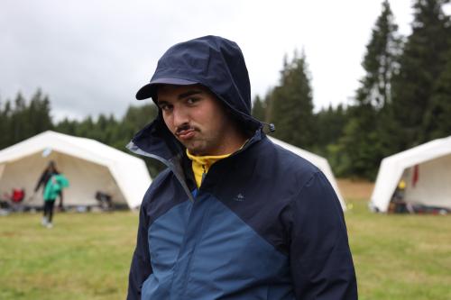 Singen am Lagerfeuer